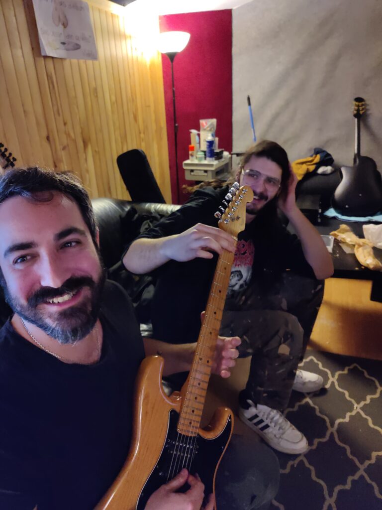 Sulfator studio recording Gemini album