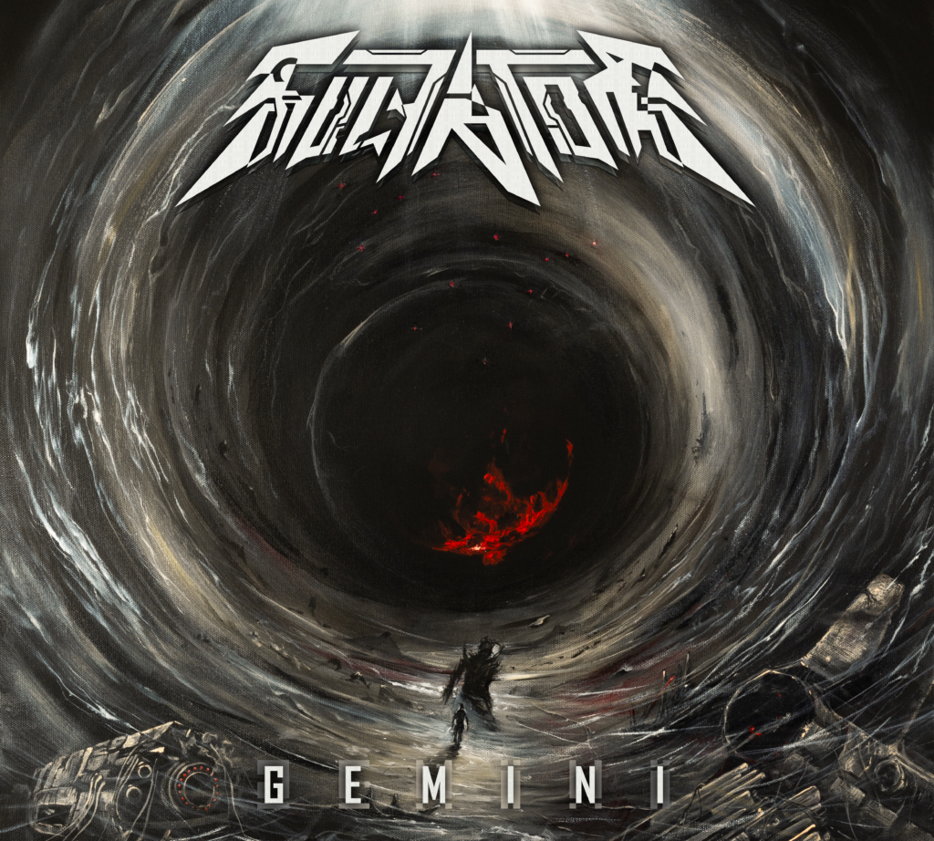 Artwork of Gemini, concept album by French thrash metal band Sulfator